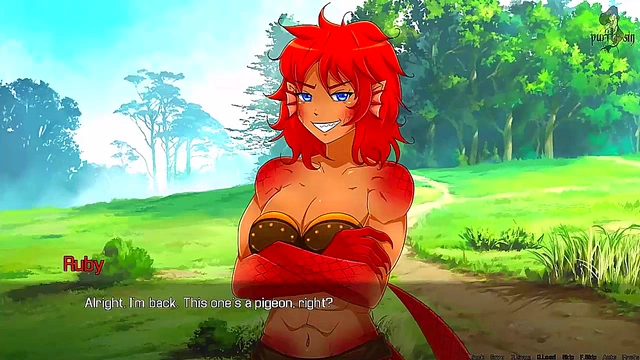 Redhead Dragon Girl Dominates in Quest Failed Night With Ruby