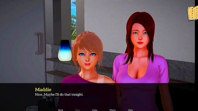 Redhead Teen Seduces Step-Mom With Big Ass In My New Family Hentai Story