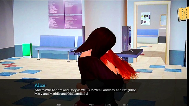 Redhead Teen Takes Big Cock In Cowgirl For Ecchi Porn Game Thrills