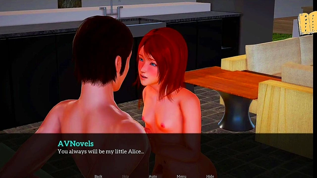 Redhead Teen Takes Big Cock In Cowgirl For Ecchi Porn Game Thrills