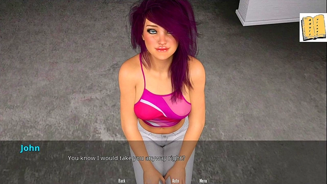 Purple-Haired Milf Deepthroats Big Dick In Erotic Anime Adventure