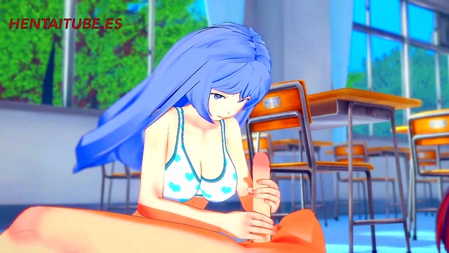 Todoroki Shoto Pleases Nejire Hado With Blowjob, Boobjob & TitCum