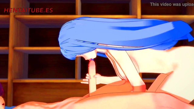 Todoroki Shoto Pleases Nejire Hado With Blowjob, Boobjob & TitCum