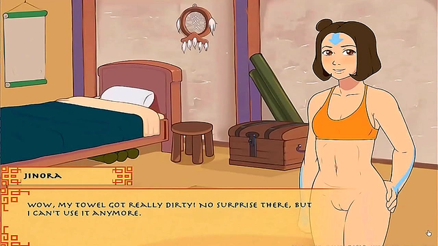 Hentai Anime – Four Elements Trainer - Katara & Korra Seduce You In Eroge Adventure