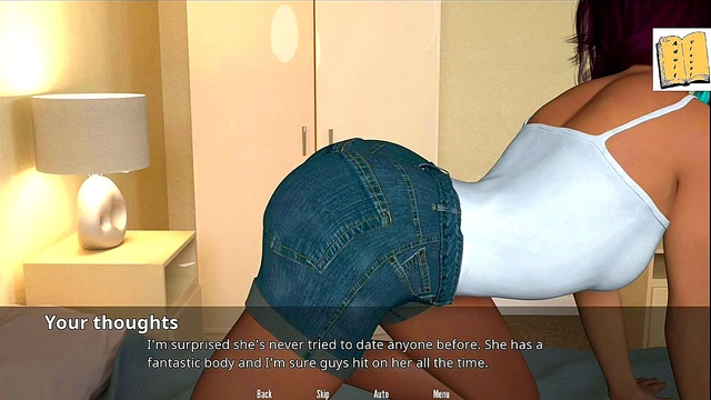 Checking Out Shauna – Big-Assed Cartoon Chick In Erotic 3D Visual Novel Adventure
