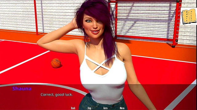 Checking Out Shauna – Big-Assed Cartoon Chick In Erotic 3D Visual Novel Adventure