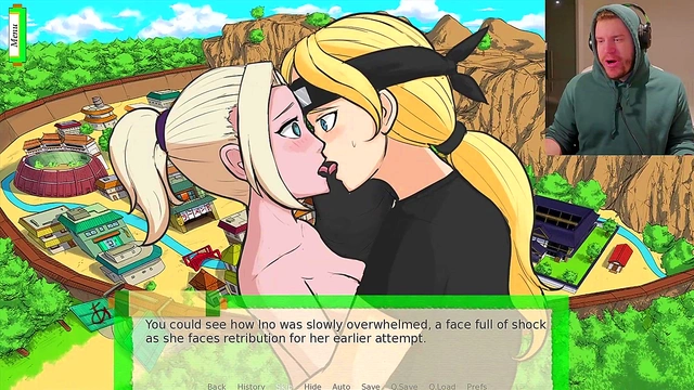 Naruto Anime Girls Engage in BDSM Threesome with Doggy Style Action