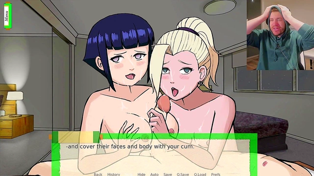 Naruto Anime Girls Engage in BDSM Threesome with Doggy Style Action