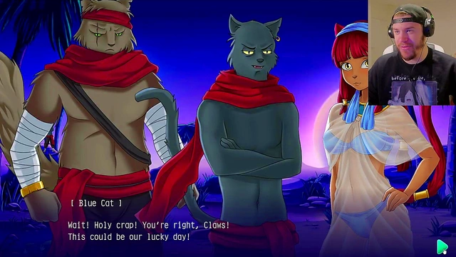 Furry Space Hero Saves Cat Girl for Busty Pussy Fucking Fun