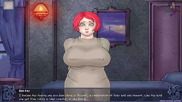Redhead Anime Babe With Massive Boobs And Round-Ass Tempts In Video Games Scene