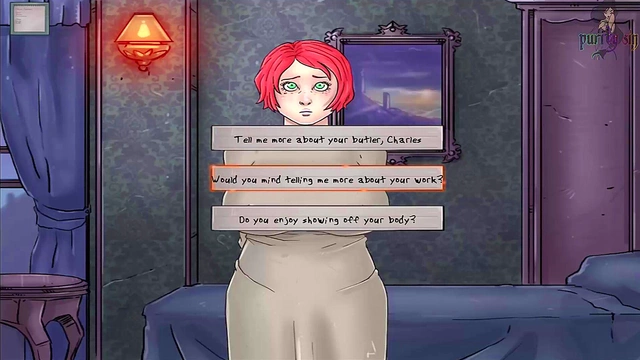 Redhead Anime Babe With Massive Boobs And Round-Ass Tempts In Video Games Scene