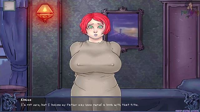 Redhead Anime Babe With Massive Boobs And Round-Ass Tempts In Video Games Scene