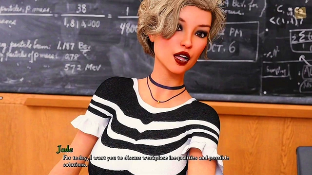 Hot Blonde Teacher Seduces Student With Big Tits In Erotic College Hentai Adventure