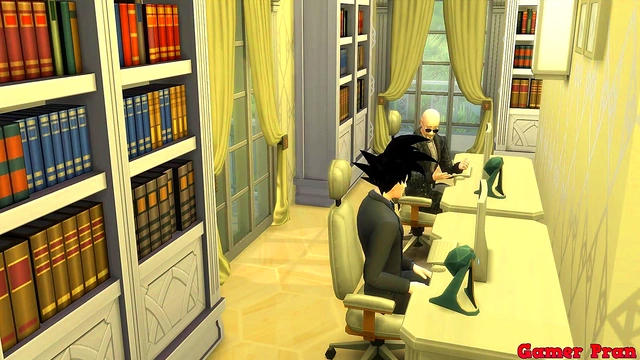 Horny Maid Gets Fucked By Boss While Cuckolded Husband Watches In Dragon Ball Hentai