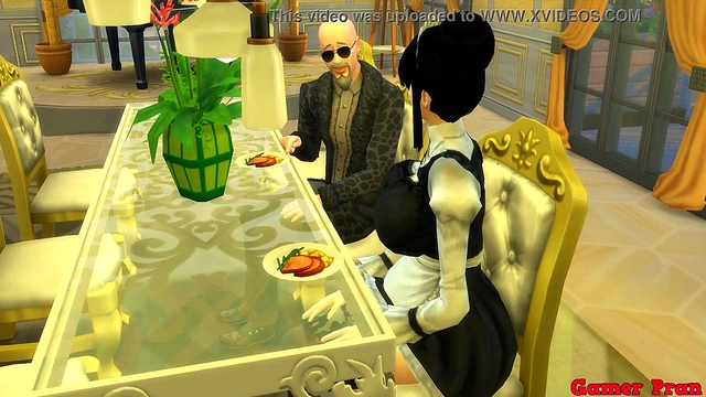 Horny Maid Gets Fucked By Boss While Cuckolded Husband Watches In Dragon Ball Hentai