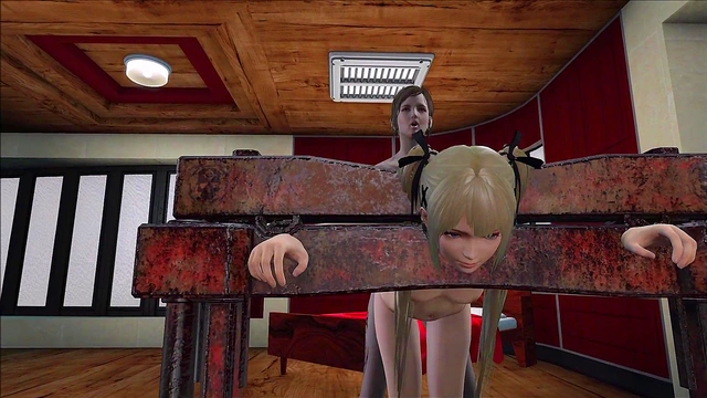 Sexy Anime Lesbians – Marie Rose Gets Punished by Elie in Fallout 4 Style