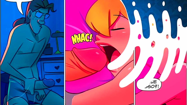 Teen Nerd Turns Porn Star At SleepoverParty With Busty Anime Babes