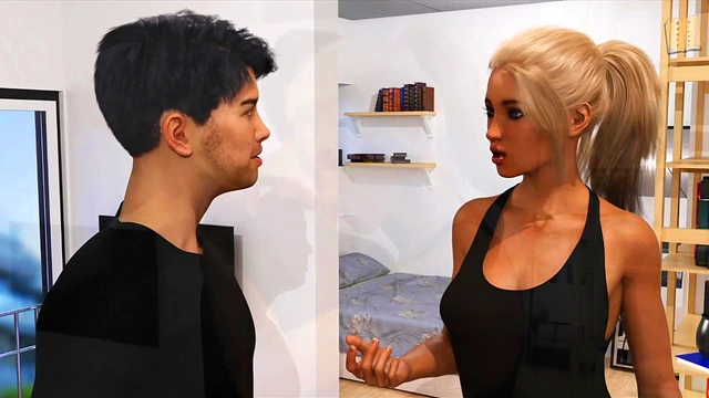 Hot Blonde Receptionist Gets Fucked Doggy Style By horny Coach