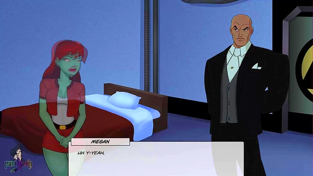 Naked Batgirl Dances With Alien Monster Girls in DC Comics Hentai Adventure