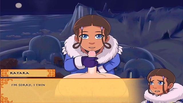 Hentai Anime Slave Katara Takes Big-Ass Men Tribe for Eroge Gaming Fun