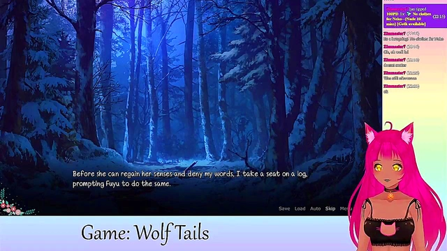 Lewd VTuber Neko Enjoys Lesbian Fun With Anime Yuri Character In Video Game Livestream