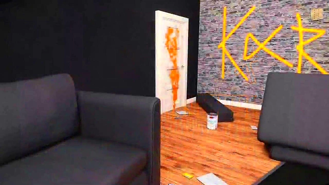 Amateur 3D Hentai Chick Gets Dicked Hard At Home In Ecchi Visual Novel PC Gameplay