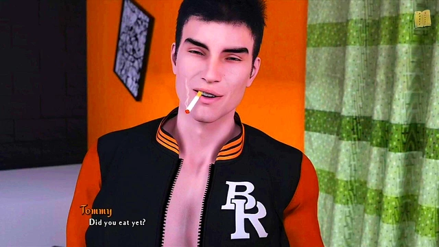 Amateur 3D Hentai Chick Gets Dicked Hard At Home In Ecchi Visual Novel PC Gameplay