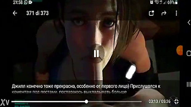 Horny Anime Chick Gives Seductive Blowjob In Mangaverse