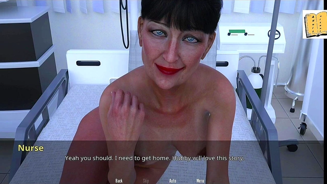 Mature Nurse With Big Tits Fucks Big Cock Doggystyle In Erotic Cartoon Scene