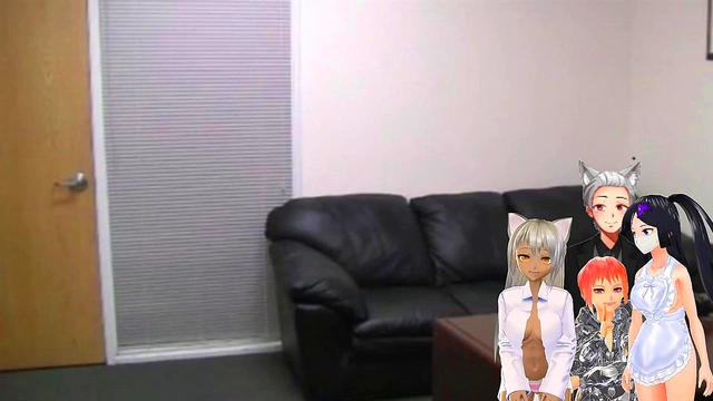 VTuber Group Buzzing Session With Toys For Pleasure And Fun