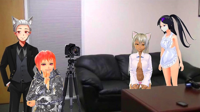 VTuber Group Buzzing Session With Toys For Pleasure And Fun