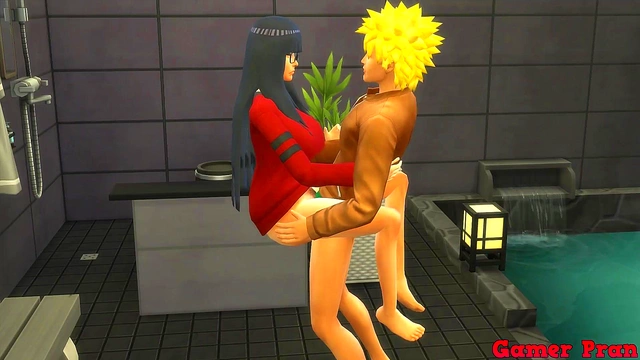 Sasuke Spanks Hinata Before Rough Naruto Anal in Anime Cuckold Fantasty