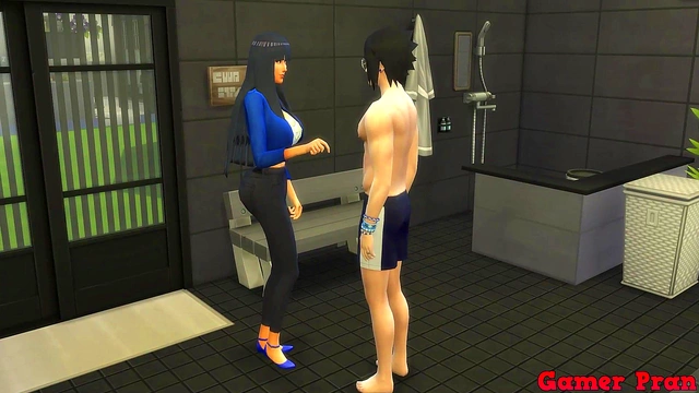 Sasuke Spanks Hinata Before Rough Naruto Anal in Anime Cuckold Fantasty