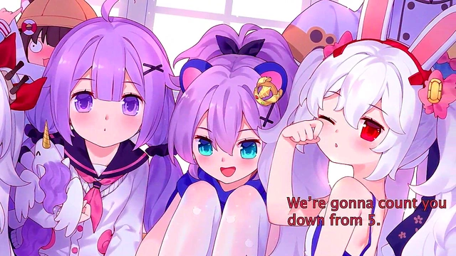 Horny Azur Lane Anime Chick Teases With Panty Clad Feet & JOI Fapping Instructions