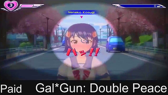 Steamy Anime Shooter Gal*Gun – Double Peace - Game Girls Get Steamy Action