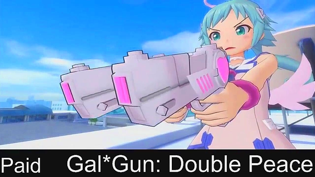 Steamy Anime Shooter Gal*Gun – Double Peace - Game Girls Get Steamy Action