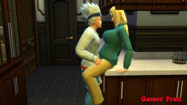 Tsunade's Kitchen Fantasy – Naruto Fucks Her Hard for Anal Satisfaction