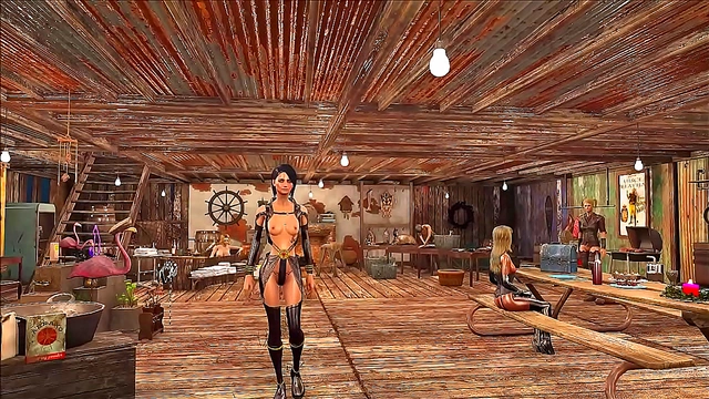 Sexy Brunette Top Model Chyler Leigh Shows Off Fallout 4 Fashion