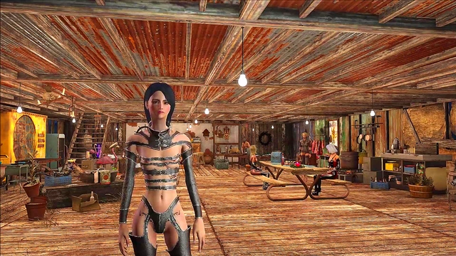 Sexy Brunette Top Model Chyler Leigh Shows Off Fallout 4 Fashion