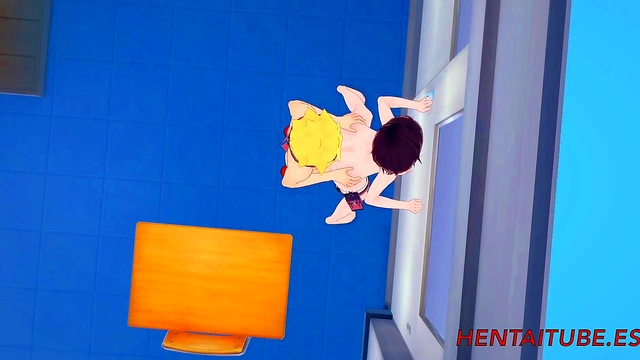 Hard Naruto Hentai Sex – Young Sarada Fucked for Creamy Finish