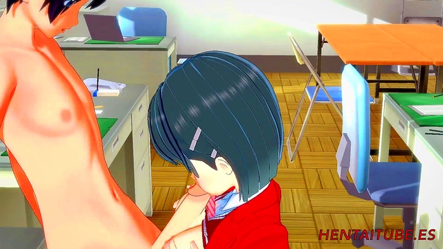 Kirito & Naoha’s Hot 3D Hentai Table Session Ends in Juicy Creampie