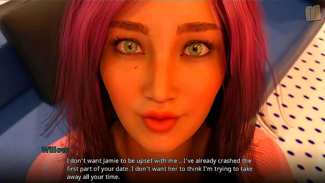 Jamie & Shauna's Passionate Teen in 3D Hentai Visual Novel Adventure