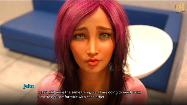 Jamie & Shauna's Passionate Teen in 3D Hentai Visual Novel Adventure