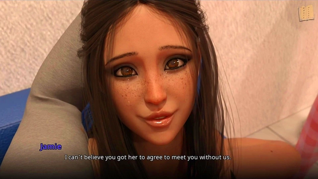 Jamie & Shauna's Passionate Teen in 3D Hentai Visual Novel Adventure