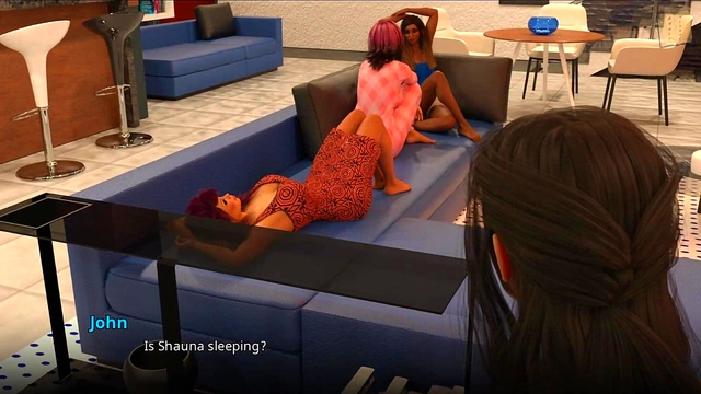 Jamie & Shauna's Passionate Teen in 3D Hentai Visual Novel Adventure