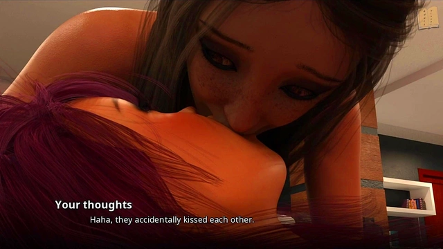 Jamie & Shauna's Passionate Teen in 3D Hentai Visual Novel Adventure