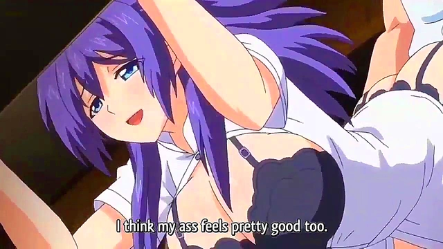 Loud Moans As Step-Dad Fucks Anime Lesbian With Big Dick In Ass Job