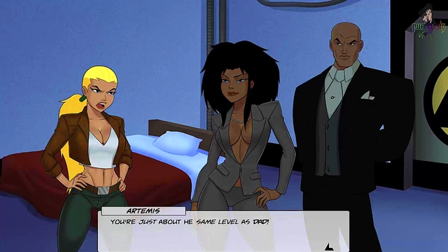 Spanked Princess Finds Bliss With Superman & Wonder Woman In Anime Fantasy