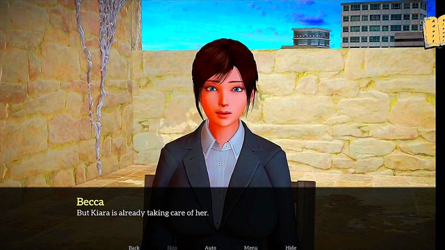 Teen Brunette Steps into New Family for Erotic 3D Hentai Adventure