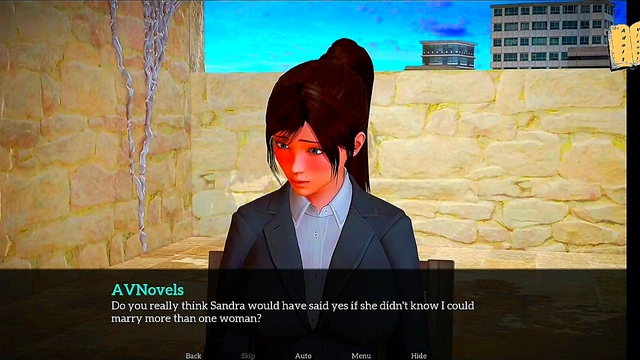 Teen Brunette Steps into New Family for Erotic 3D Hentai Adventure